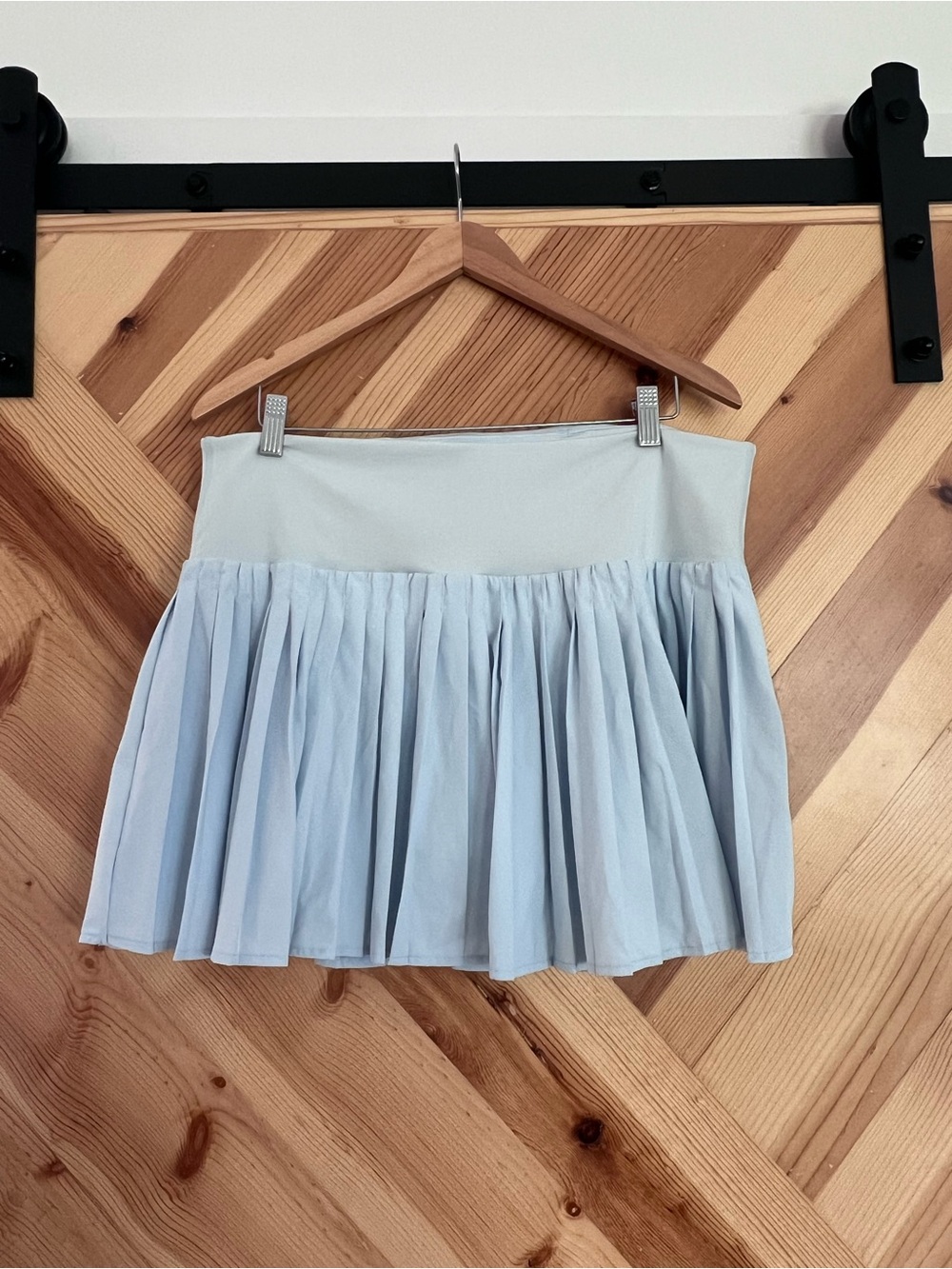 all in motion Light Blue Pleated Mini Skirt